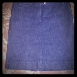 Blue jean skirt